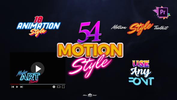 Motion Styles Toolkit | Text Effects & Animations For Premiere Pro Mogrt - Download 27115729 Videohive