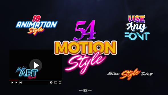 Motion Styles Toolkit | Text Effects & Animations - Videohive 27095836 Download
