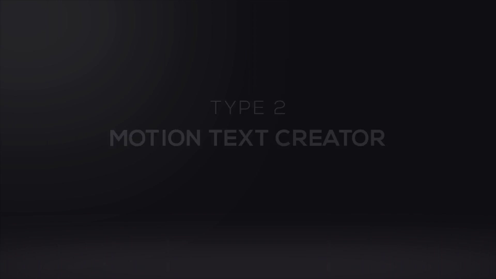 Motion Text Creator - Download Videohive 19078008