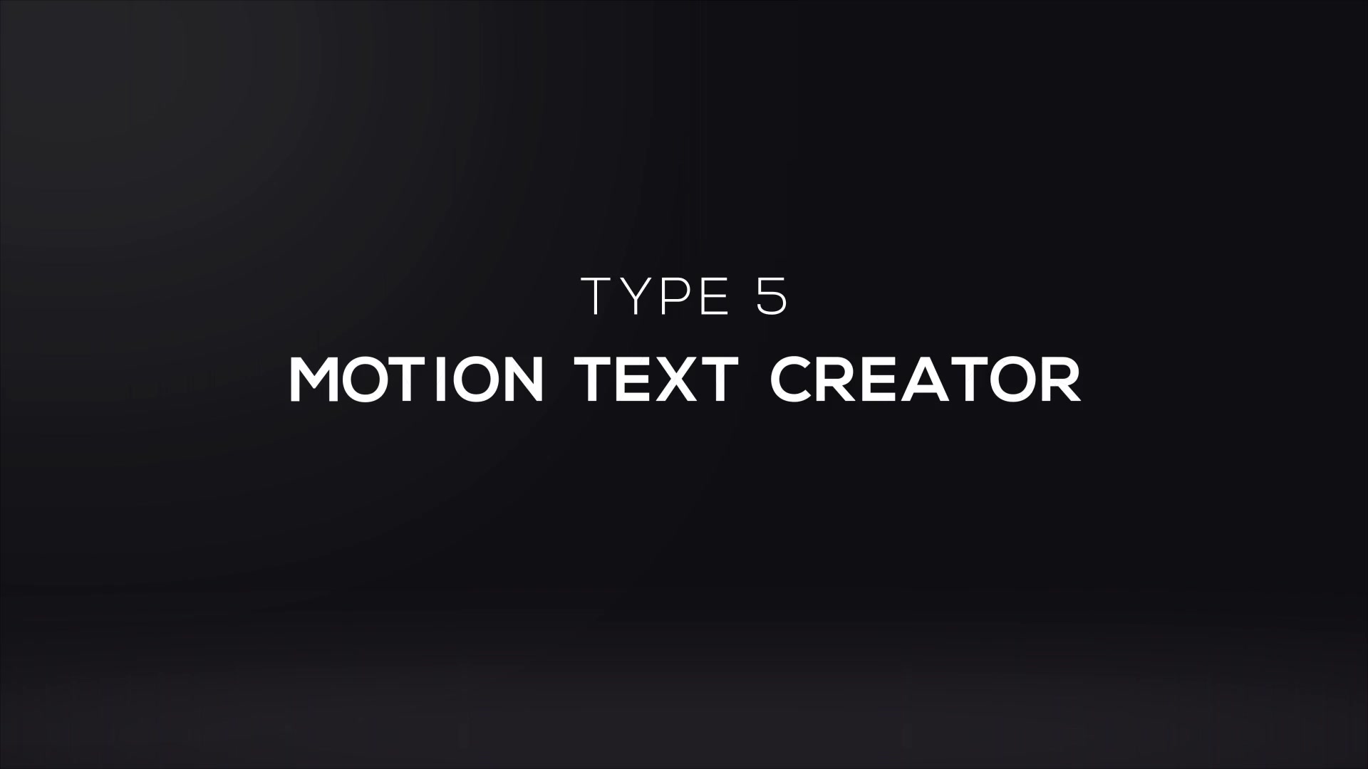 Motion Text Creator - Download Videohive 19078008