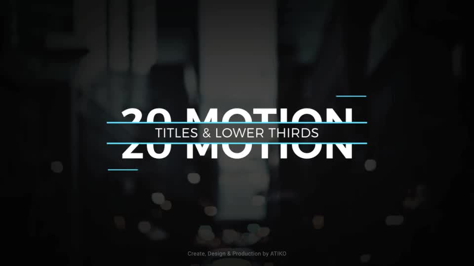 Motion Titles & Lower Thirds 1 - Download Videohive 19161229