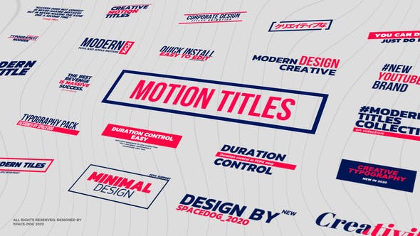 Motion Titles & Lower Thirds | FCPX - Videohive 26133775 Download