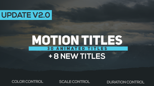 Motion Titles v2.0 - Download Videohive 18721403