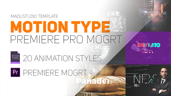 Motion Type Premiere Pro Mogrt - Download Videohive 22086112