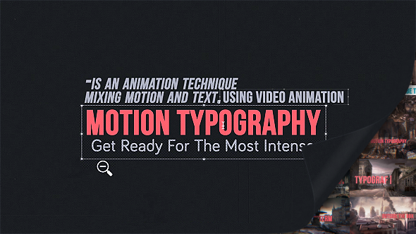 Motion Typography Glitch Titiles - Download Videohive 8167483