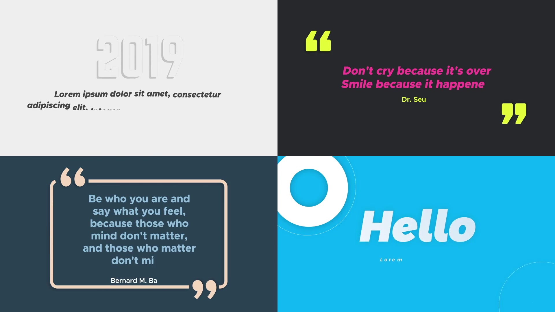 Motivation Titles Typography Pack Videohive 23768979 After Effects Image 5