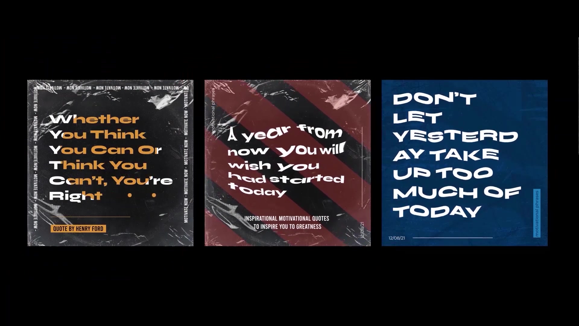 Motivational Phrases Post Instagram Videohive 33113874 After Effects Image 5