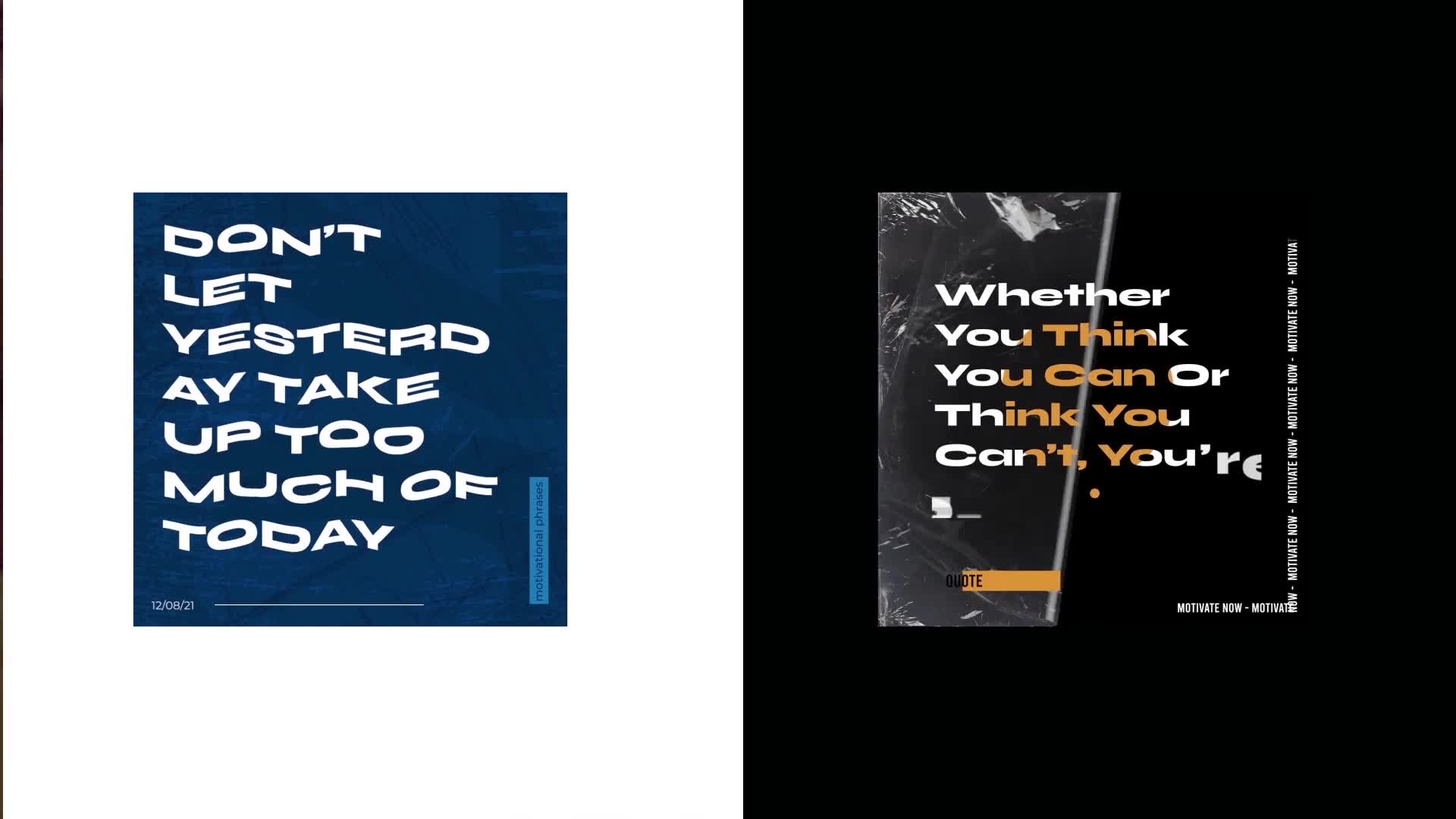 Motivational Phrases Post Instagram Videohive 33113874 After Effects Image 9