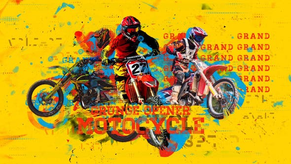 Motorcycle Grunge Opener - Download Videohive 23593255