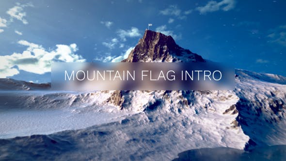 Mountain Flag Intro - Videohive 33797074 Download