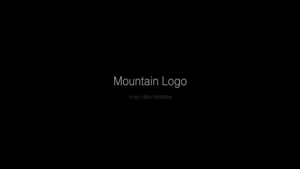 Mountain Logo Videohive 23013078 After Effects Image 1