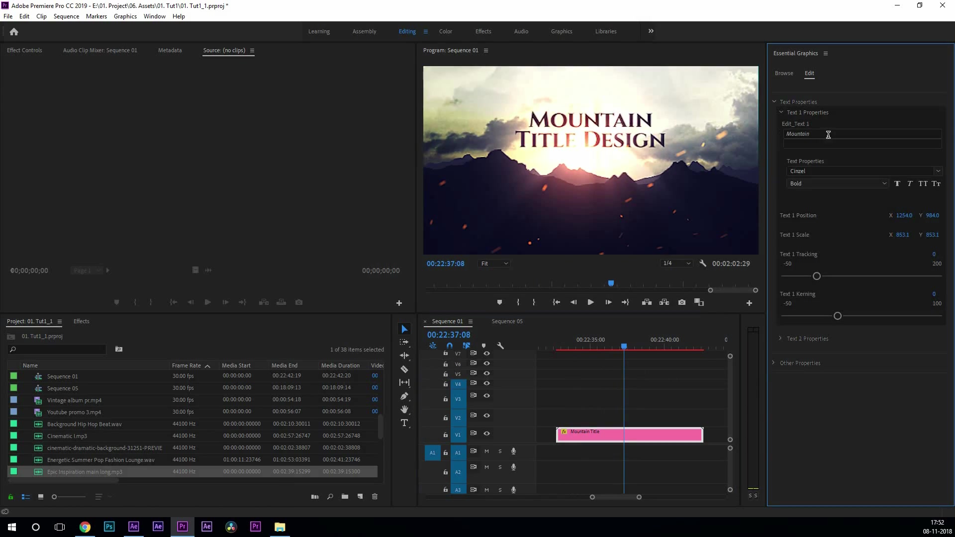 Mountain Title Videohive 22847356 Premiere Pro Image 7