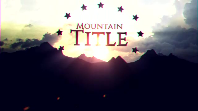 Mountain Title - Download Videohive 18142332