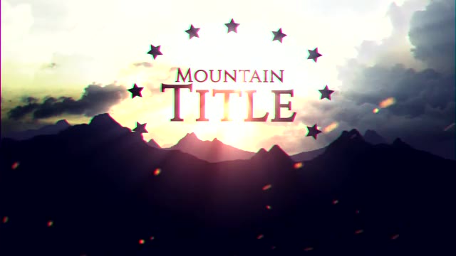 Mountain Title - Download Videohive 18142332