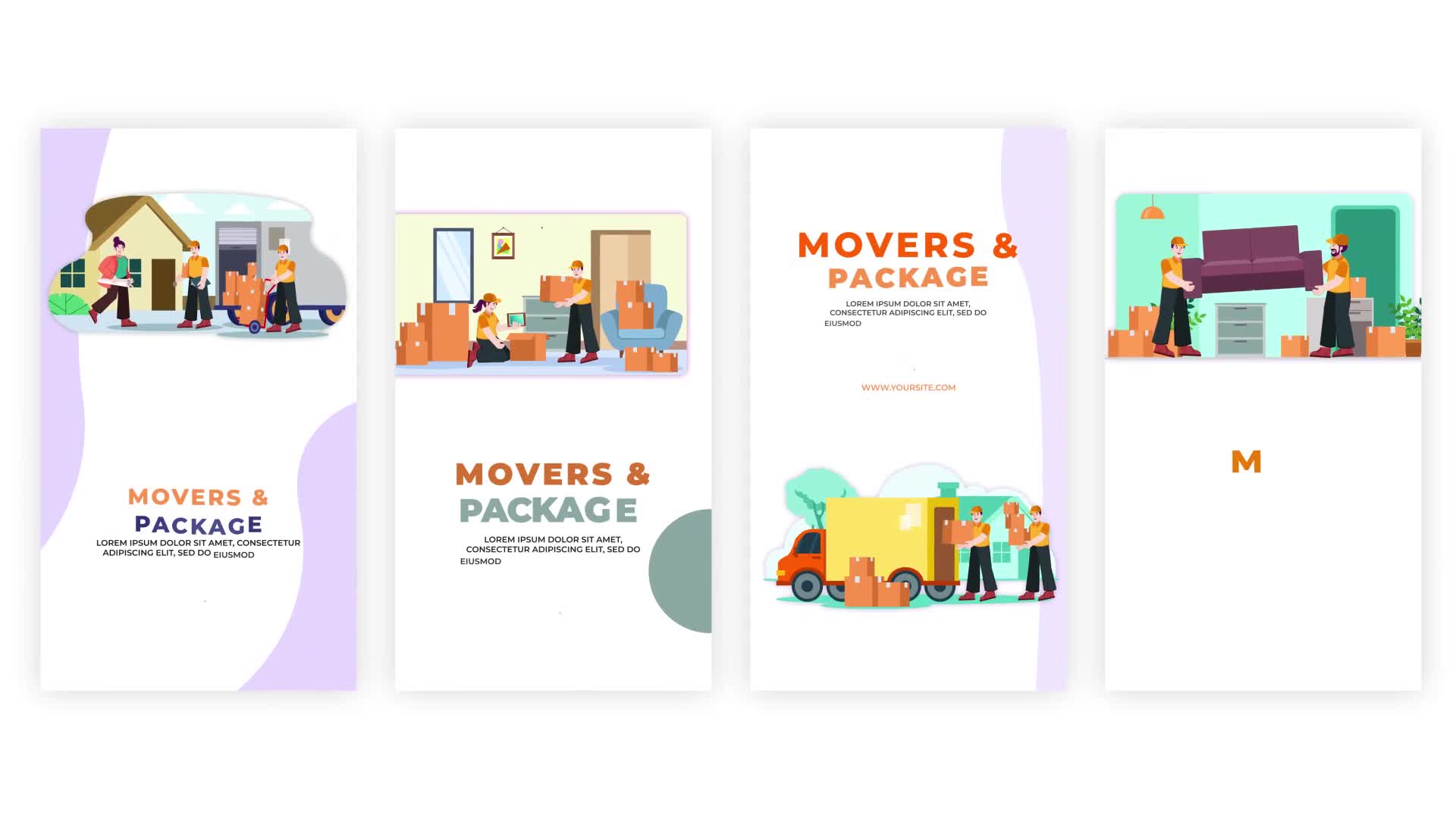 Movers & Package Services Instagram Story Pack Videohive 39083026 After Effects Image 1