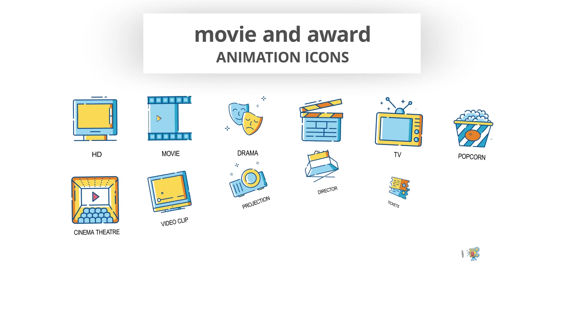 Movie & Award Animation Icons Videohive 30260916 After Effects Image 4