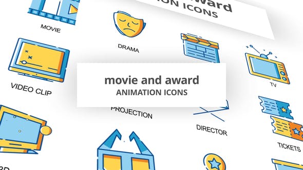 Movie & Award Animation Icons - Download 30260916 Videohive