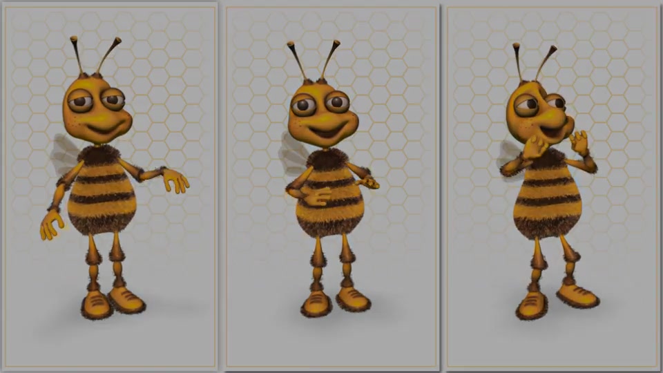 Ms. Bee Character Animation Kit Videohive 20185426 Motion Graphics Image 4