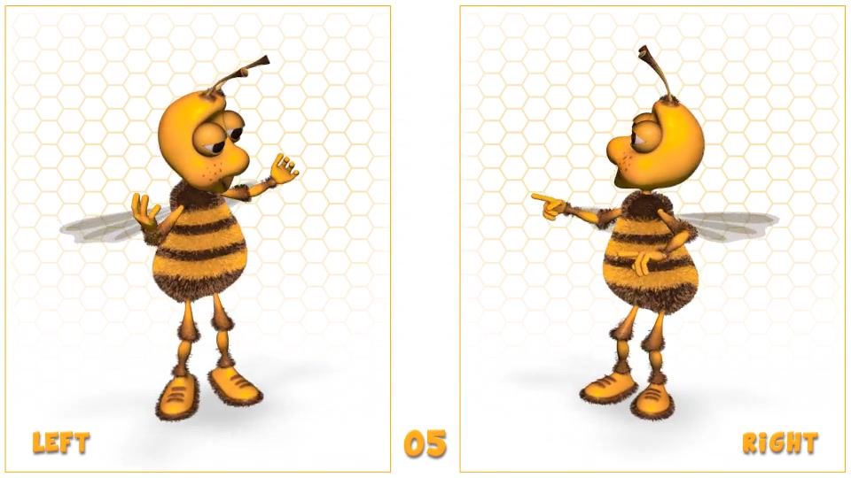 Ms. Bee Character Animation Kit Videohive 20185426 Motion Graphics Image 6