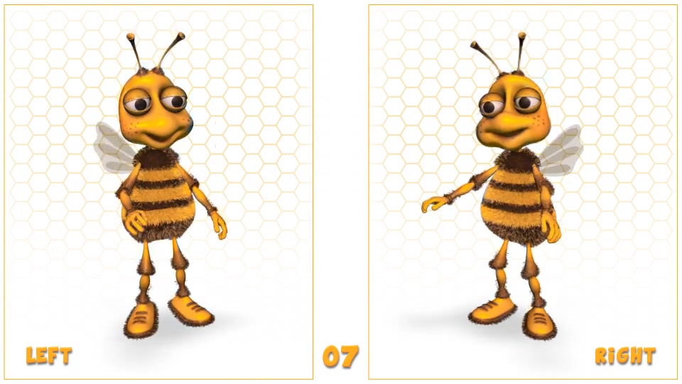 Ms. Bee Character Animation Kit Videohive 20185426 Motion Graphics Image 7