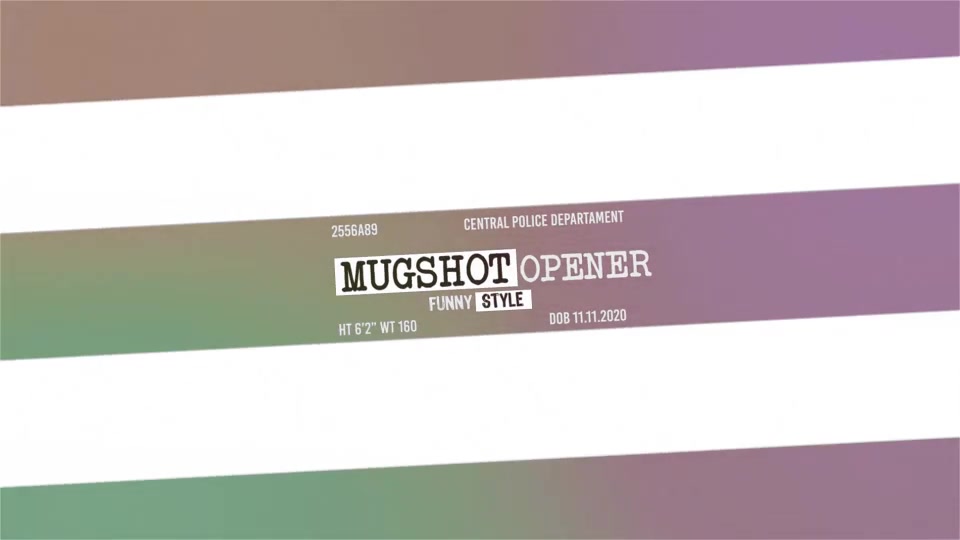 Mugshot Opener Videohive 29359835 Premiere Pro Image 2