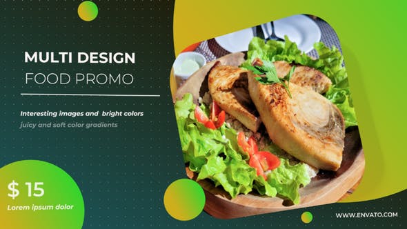 Multi Design Food Promo - Download Videohive 32425119