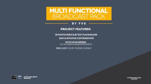 Multi Functional Broadcast Pack - Download Videohive 19800804