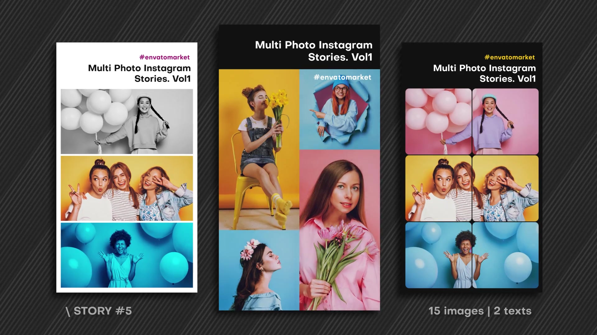 Multi Photo Instagram Stories. Vol1 OPACITY | Premiere Pro Videohive 39357853 Premiere Pro Image 9