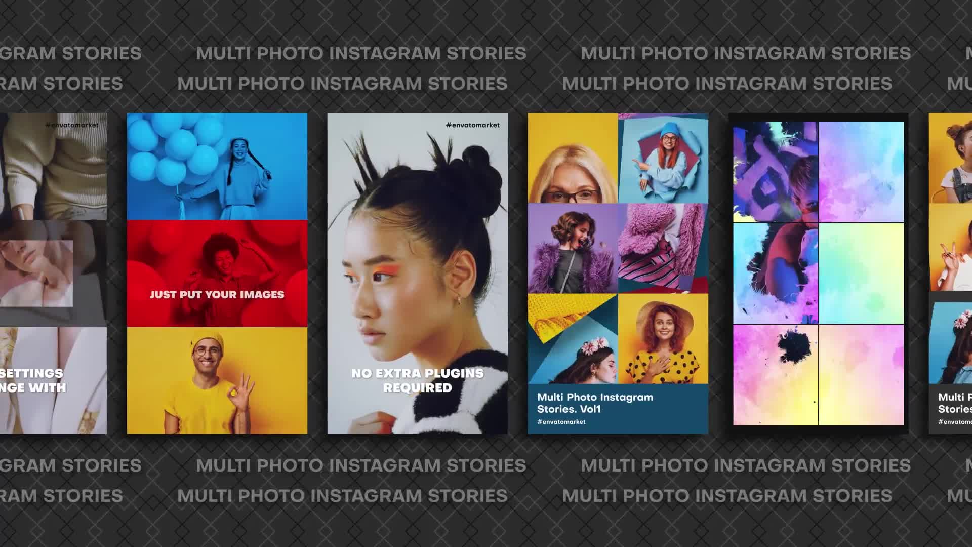 Multi Photo Instagram Stories. Vol4 ZOOM Videohive 39216650 After Effects Image 1