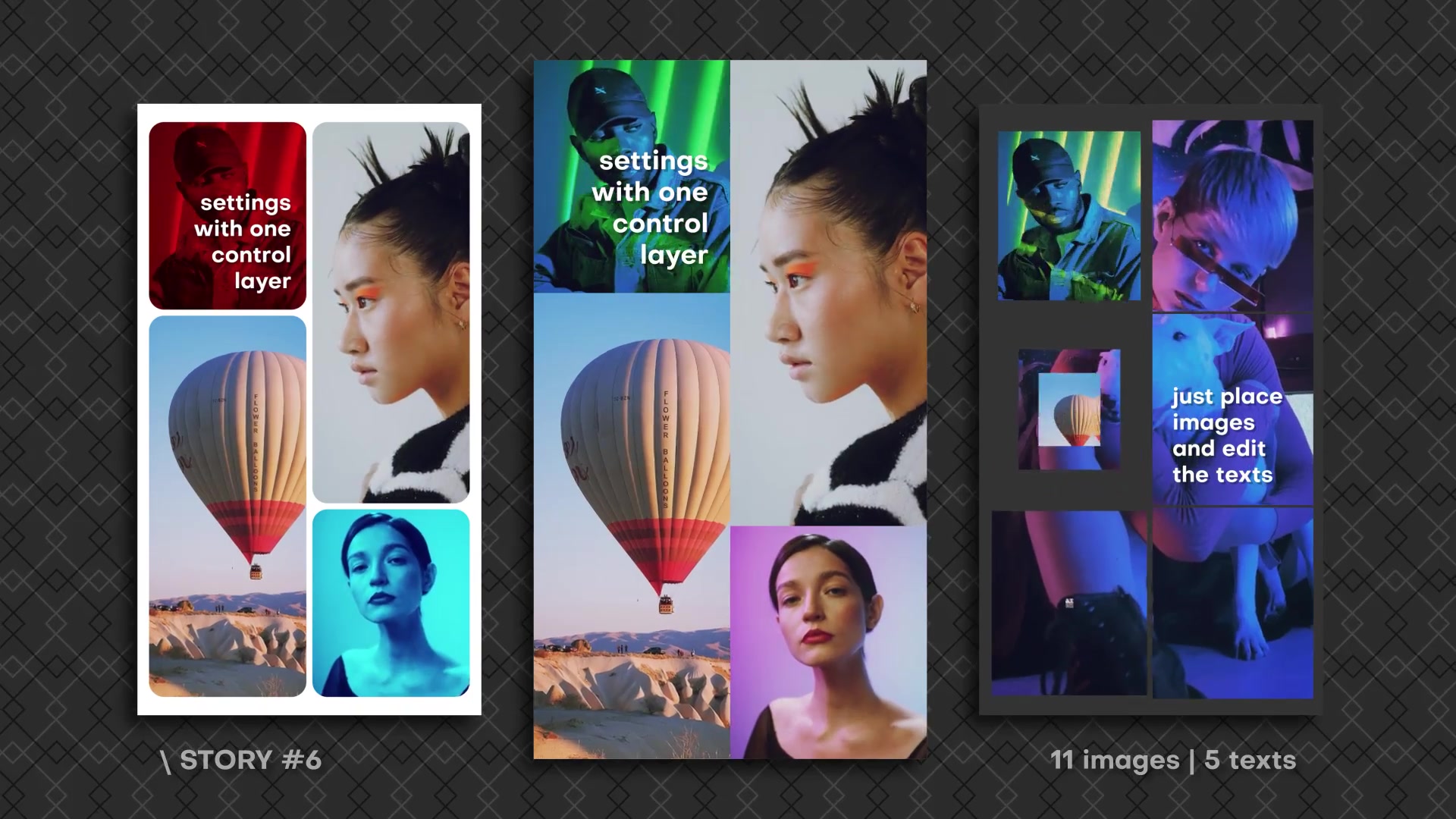 Multi Photo Instagram Stories. Vol4 ZOOM Videohive 39216650 After Effects Image 11