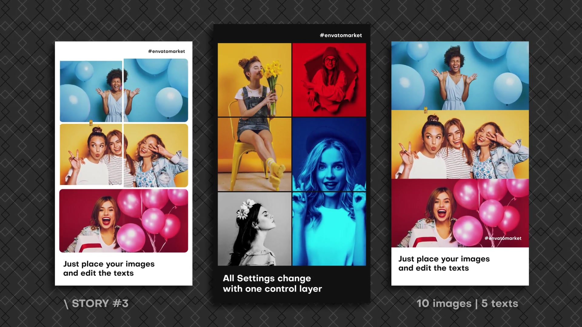 Multi Photo Instagram Stories. Vol4 ZOOM Videohive 39216650 After Effects Image 6