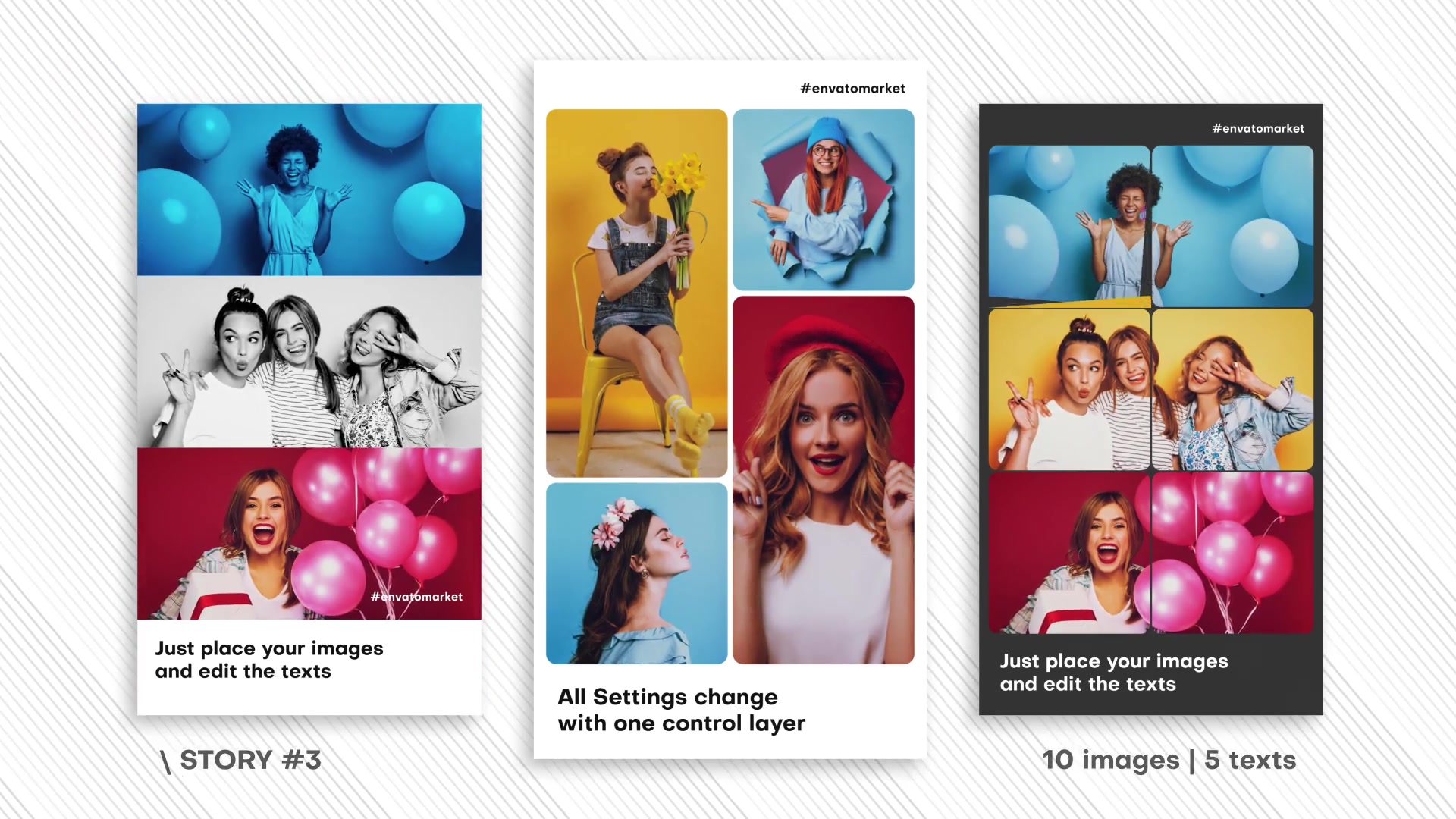 Multi Photo Instagram Stories. Vol5 SPIN Videohive 39216669 After Effects Image 6