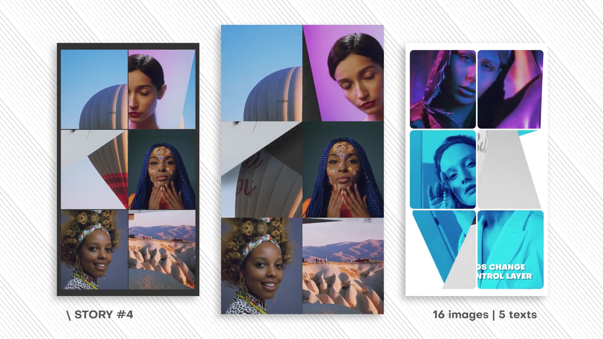 Multi Photo Instagram Stories. Vol5 SPIN Videohive 39216669 After Effects Image 8