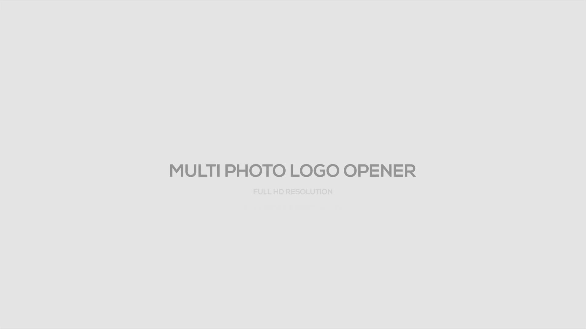 Multi Photo Logo Opener Videohive 23410631 After Effects Image 1