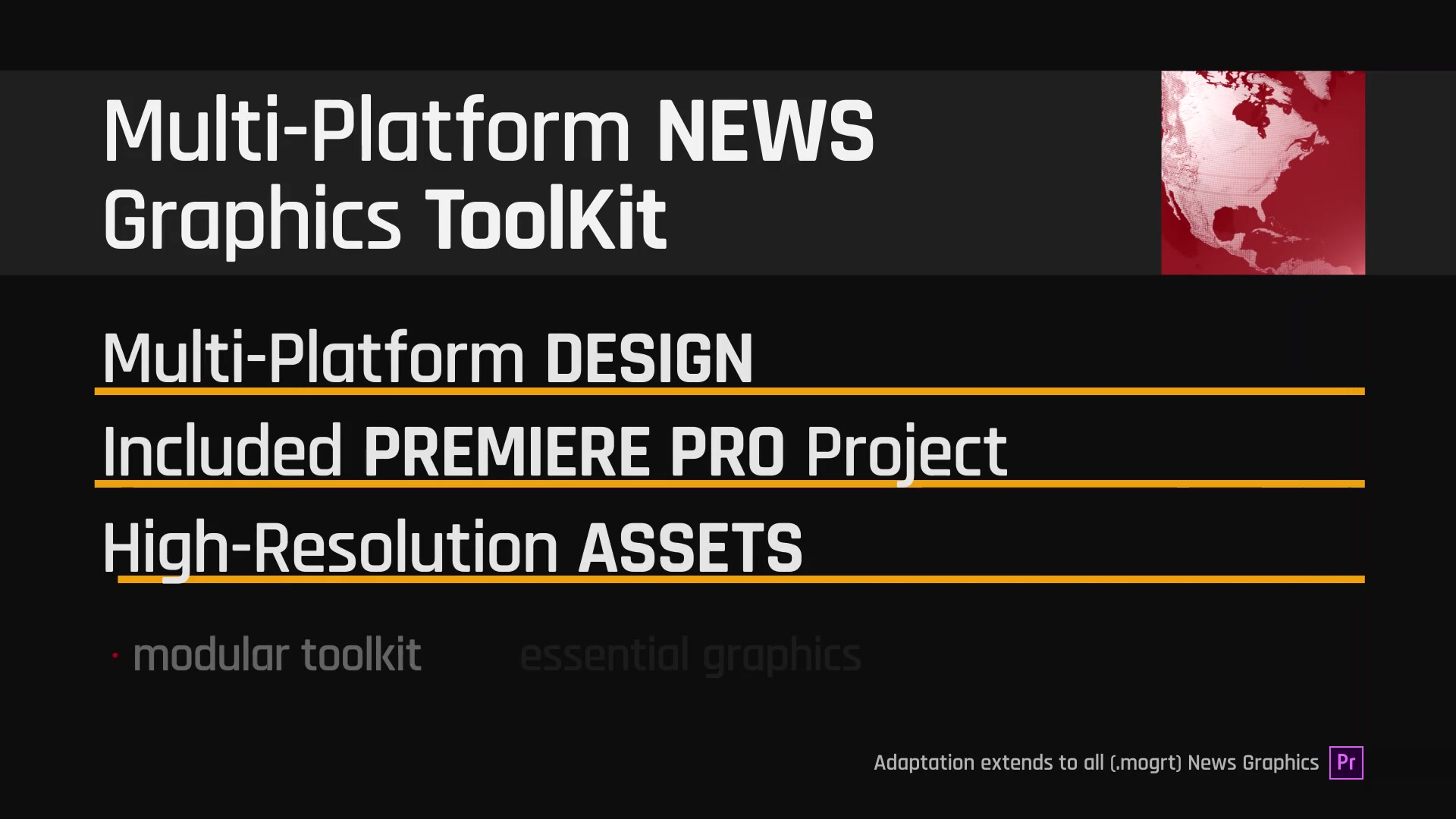 Multi Platform NEWS Graphics ToolKit for Premiere Pro Videohive 29138702 Premiere Pro Image 12