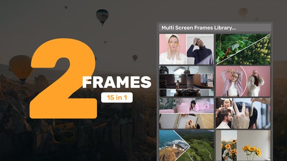 Multi Screen Frames Library 2 Frames - 39216160 Download Videohive