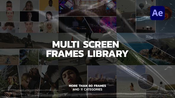 Multi Screen Frames Library - Videohive Download 32563837