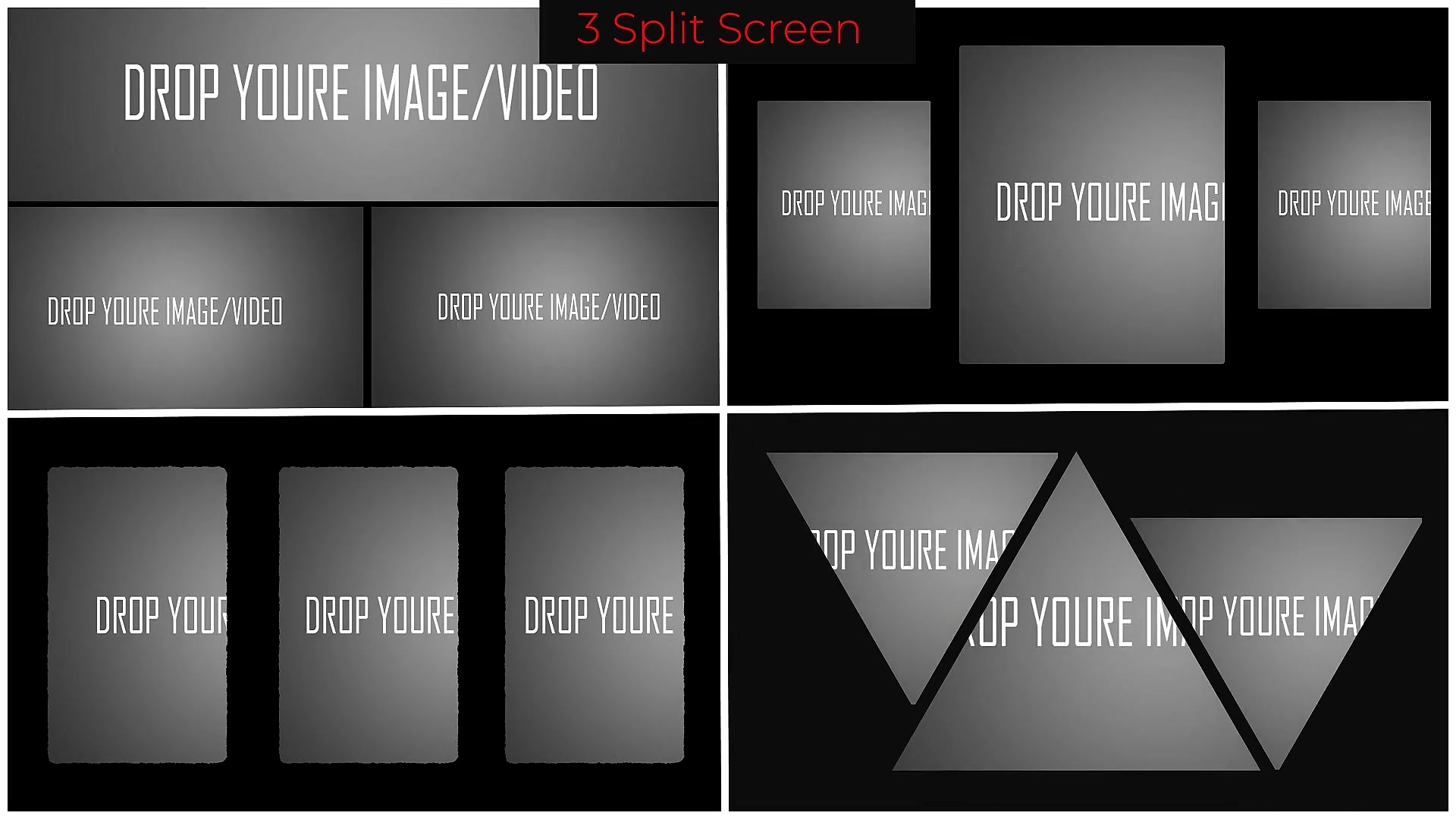 Multi Screen Frames Pack Videohive 32399508 DaVinci Resolve Image 9