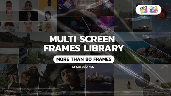 Multi Screen Frames Pack for Apple Motion and FCPX - 34150624 Videohive Download