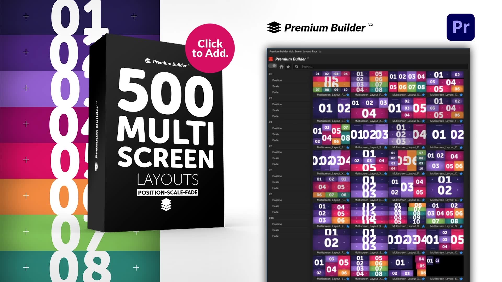 Multi Screen Layouts Pack for Premiere Pro Videohive 33943939 Premiere Pro Image 10