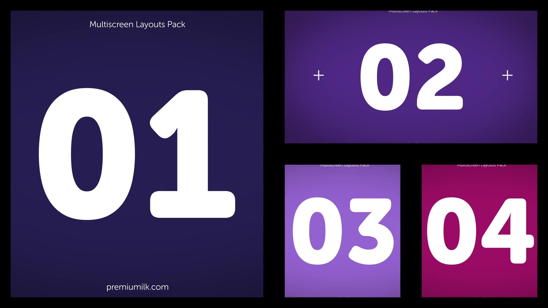 Multi Screen Layouts Pack for Premiere Pro Videohive 33943939 Premiere Pro Image 5