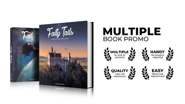 Multiple Books Promo - Videohive Download 32812214