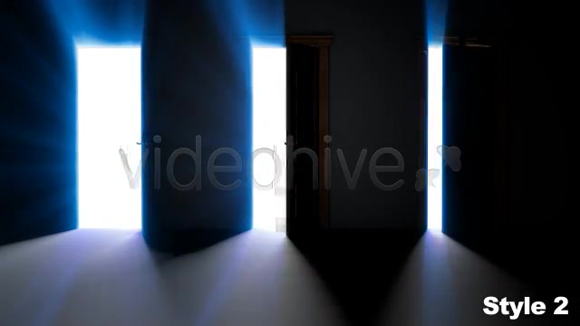 Multiple Doors Open for a Choice + Alpha Channel Videohive 762228 Motion Graphics Image 4
