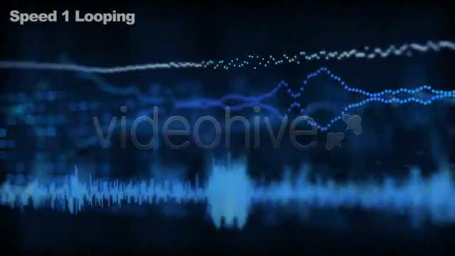 Multiple Equalizer VU Audio Meters Flowing In 3D Videohive 2692434 Motion Graphics Image 1