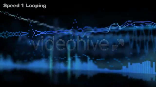 Multiple Equalizer VU Audio Meters Flowing In 3D Videohive 2692434 Motion Graphics Image 2