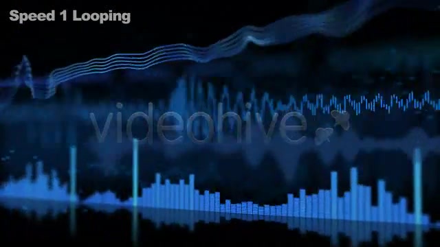 Multiple Equalizer VU Audio Meters Flowing In 3D Videohive 2692434 Motion Graphics Image 3