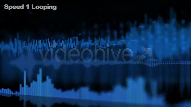 Multiple Equalizer VU Audio Meters Flowing In 3D Videohive 2692434 Motion Graphics Image 4
