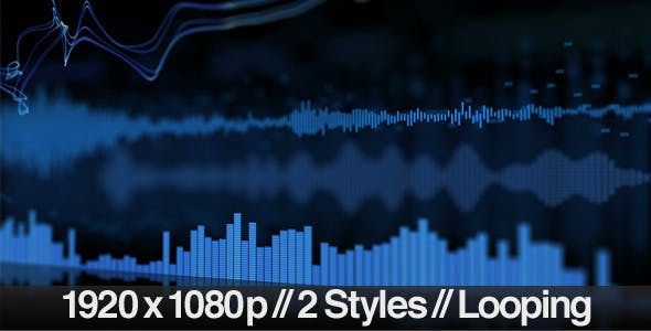 Multiple Equalizer VU Audio Meters Flowing In 3D - 2692434 Videohive Download