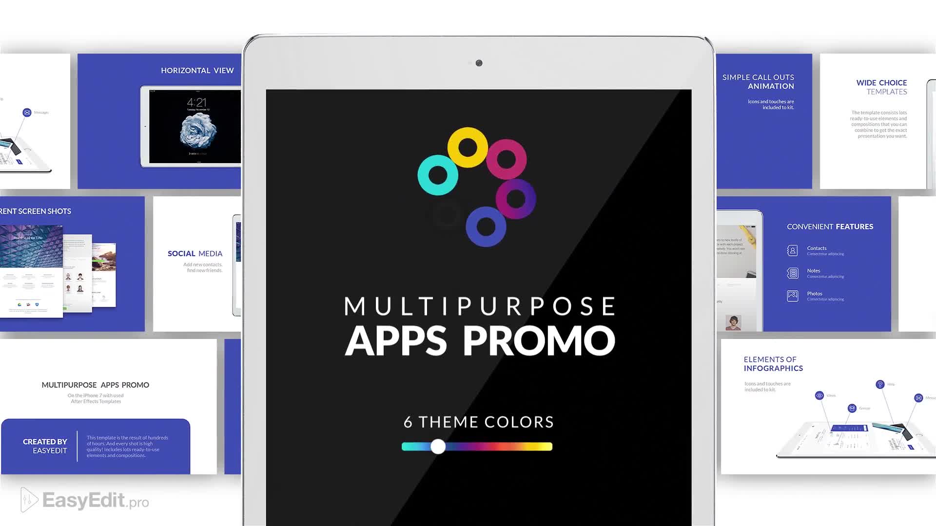 Multipurpose Apps Promo for Tablet - Download Videohive 19319344