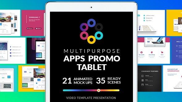 Multipurpose Apps Promo for Tablet - Download Videohive 19319344